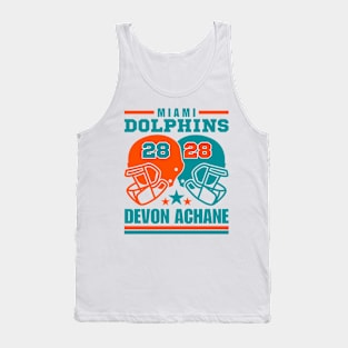 Miami Dolphins Achane 28 American Football Retro Tank Top